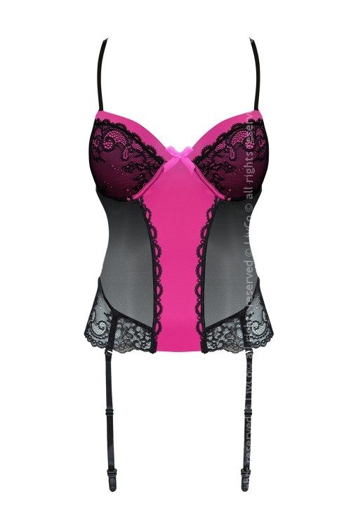 Set Corset Chilot Kagami LivCo Negru