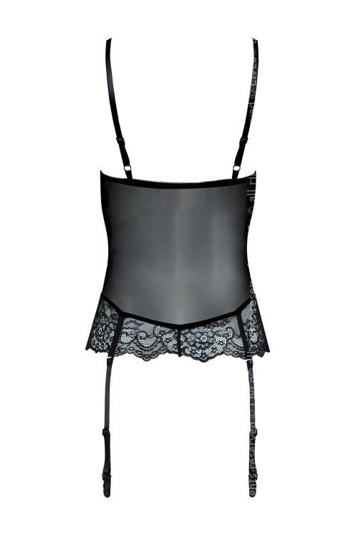Set Corset Chilot Kagami LivCo Negru