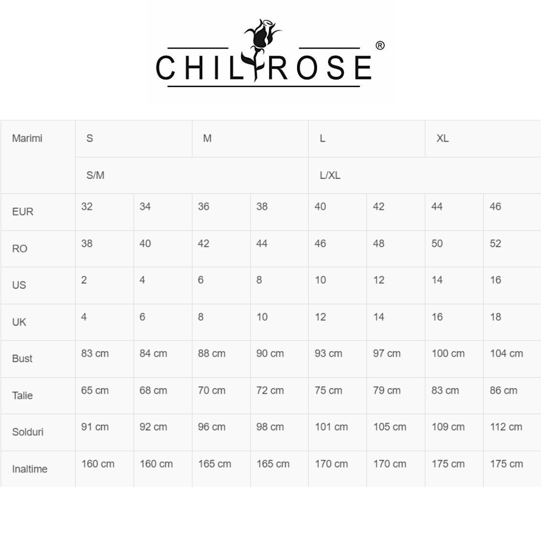 Set CR4361 Chilirose Negru